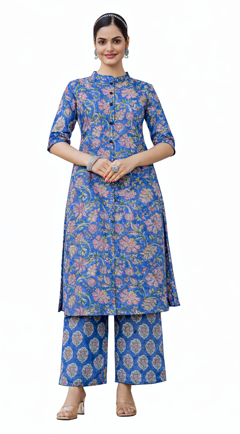 Cotton Kurti Pant Set ZVUN