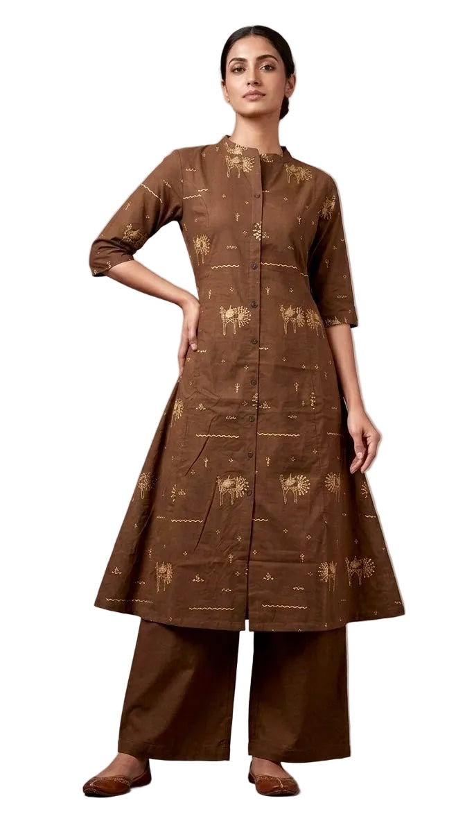 Cotton Kurti Pant set for women ZVUN
