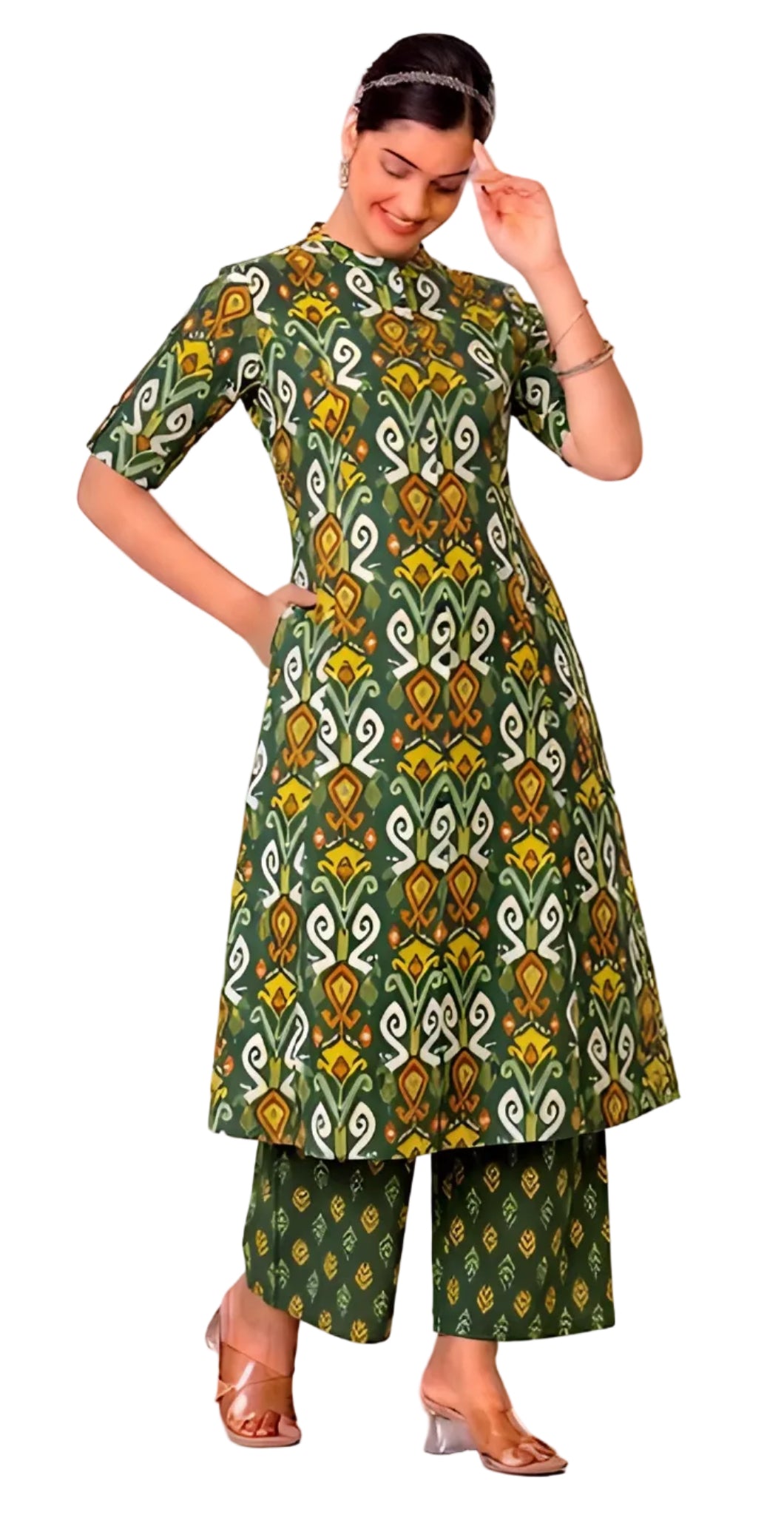 Cotton coord Set / Kurti Pant set for women ZVUN