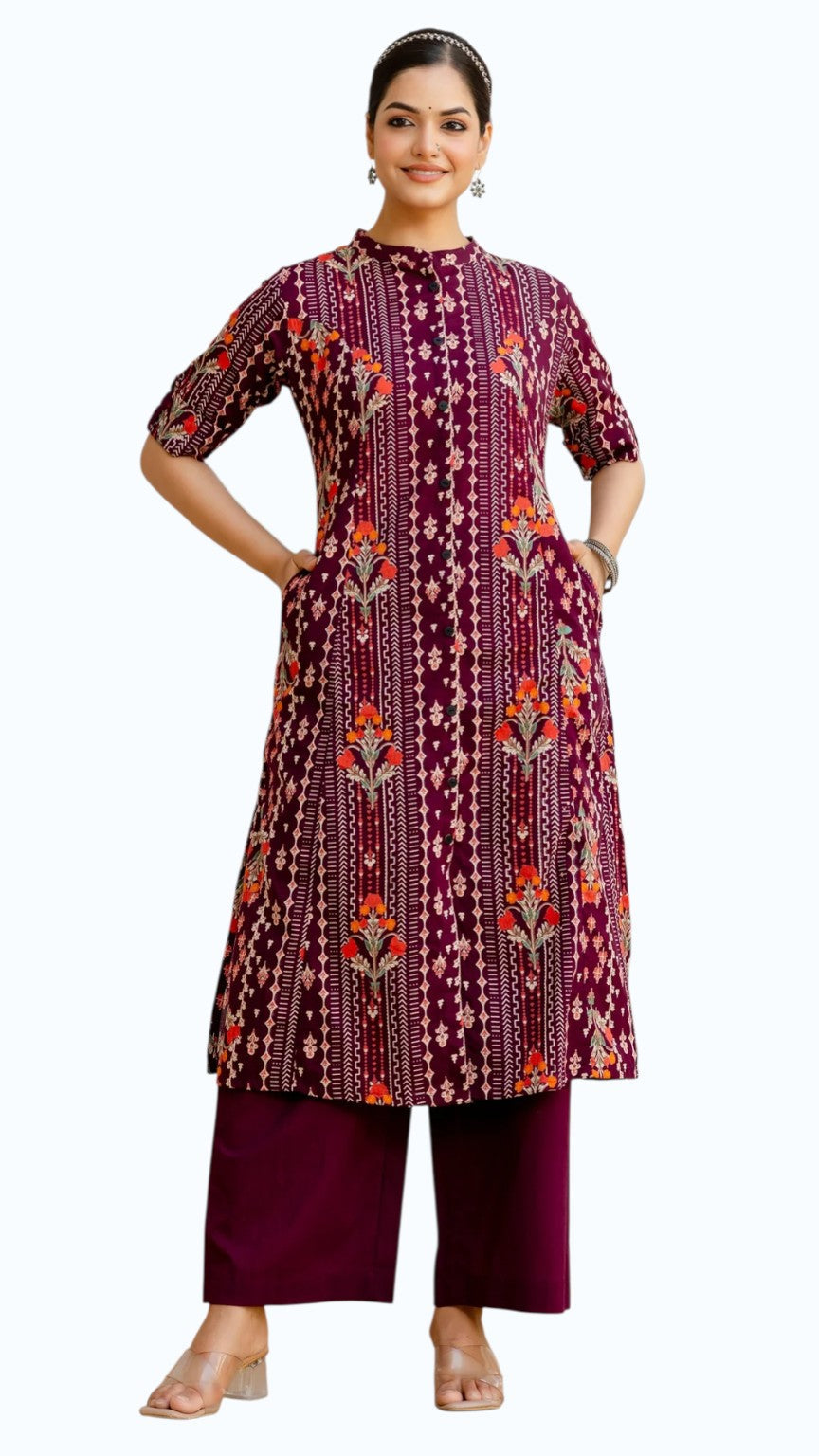 Cotton kurti set for women ZVUN